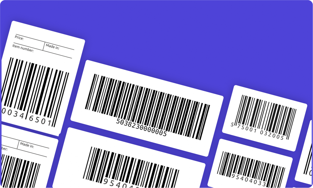 Barcode Label Banner